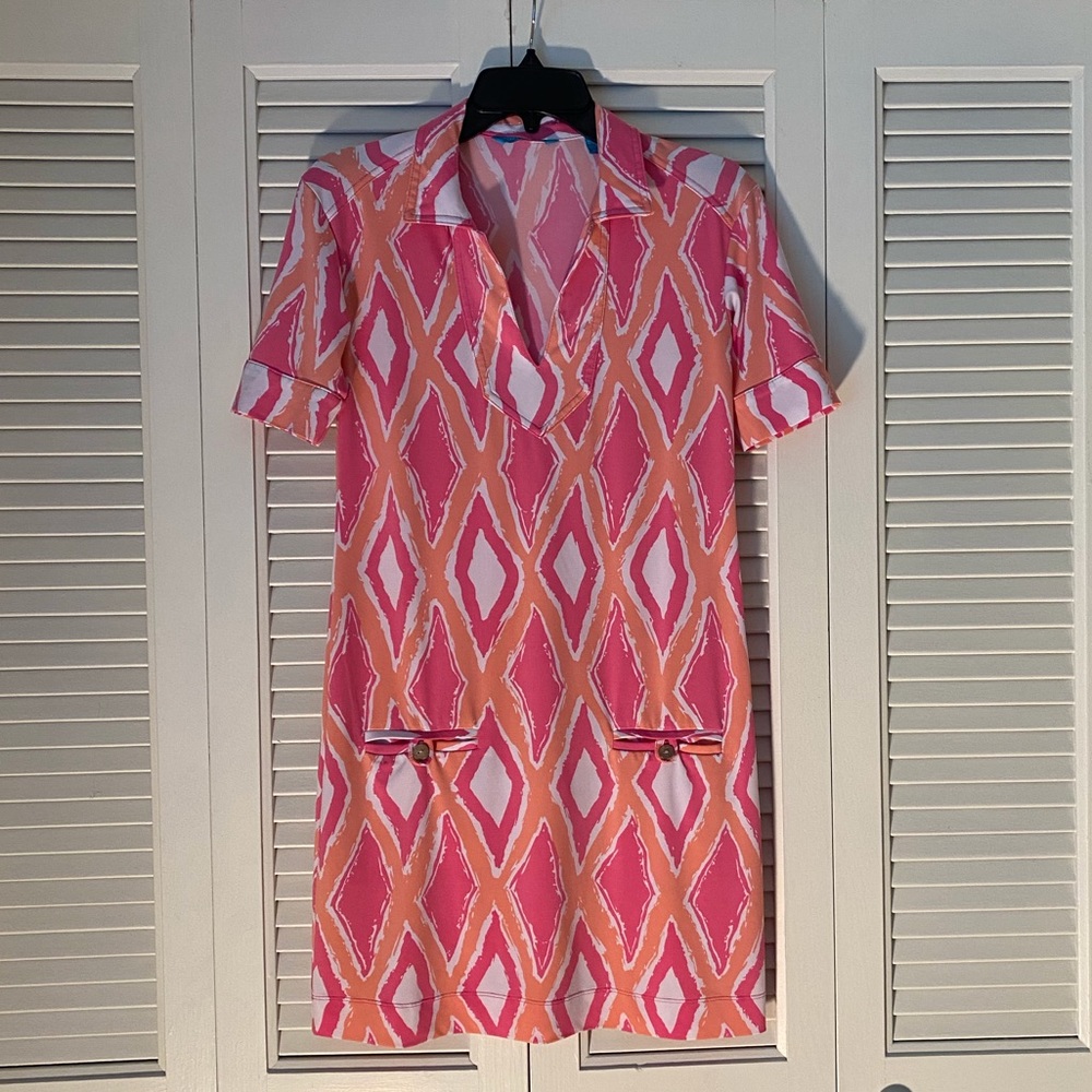 Tori Richard Jaxson style short sleeve dress